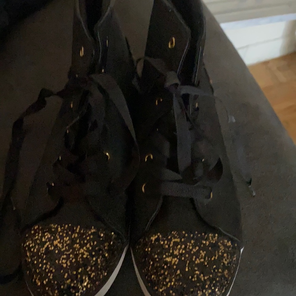 Leopard and glitter shoes